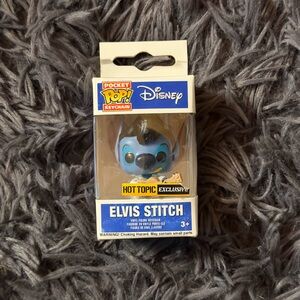 Disney Funko Elvis Stitch Key Chain